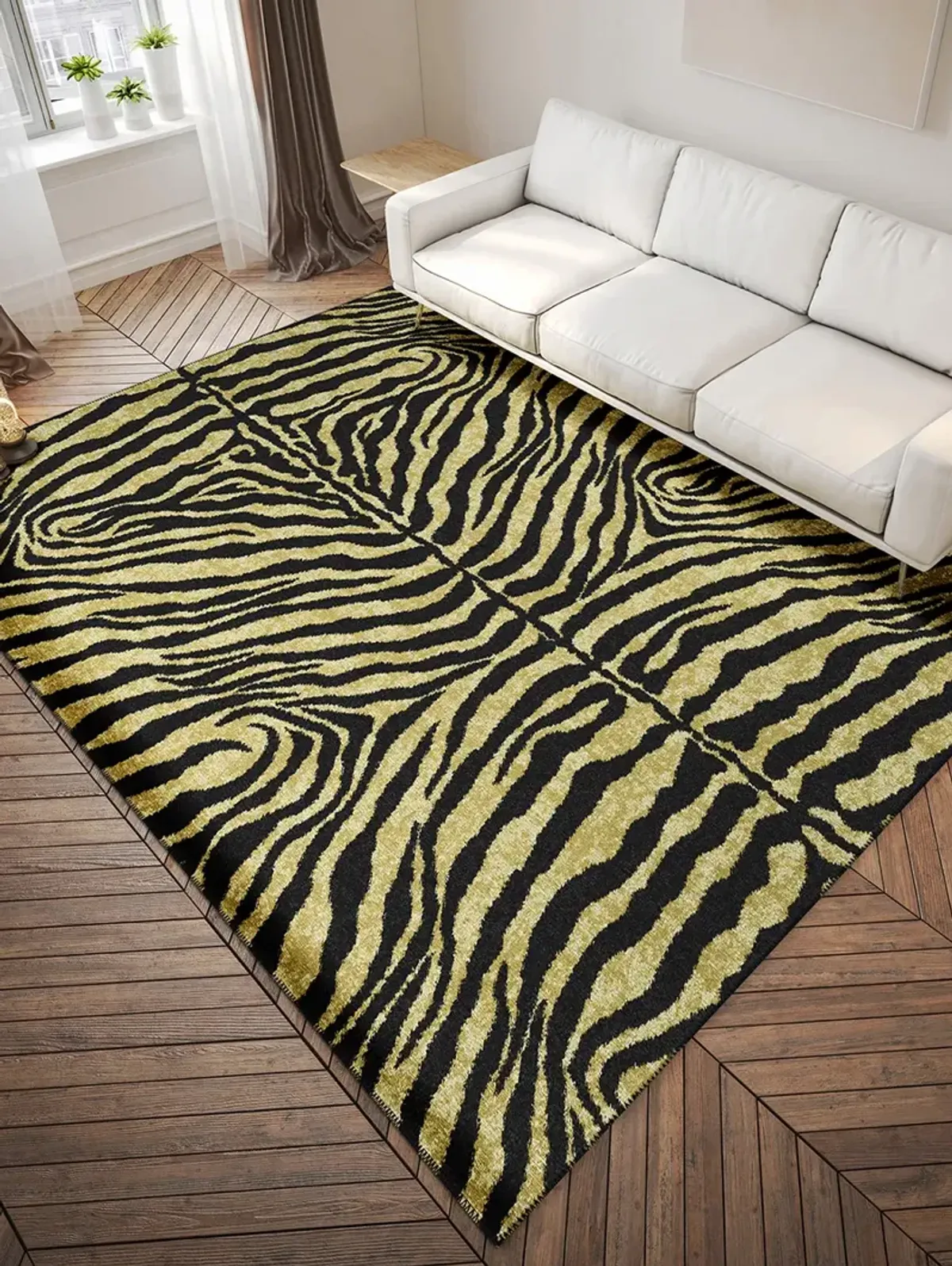 Mali ML1 Gold 9' x 12' Rug