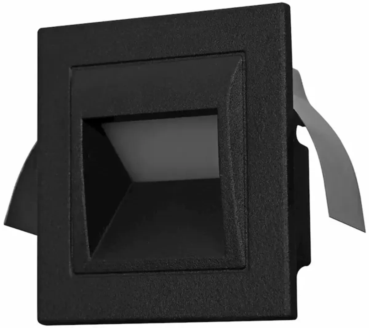 VONN Lighting Low-Voltage 2-Watt Integrated LED Outdoor Steps Light in Matte Black