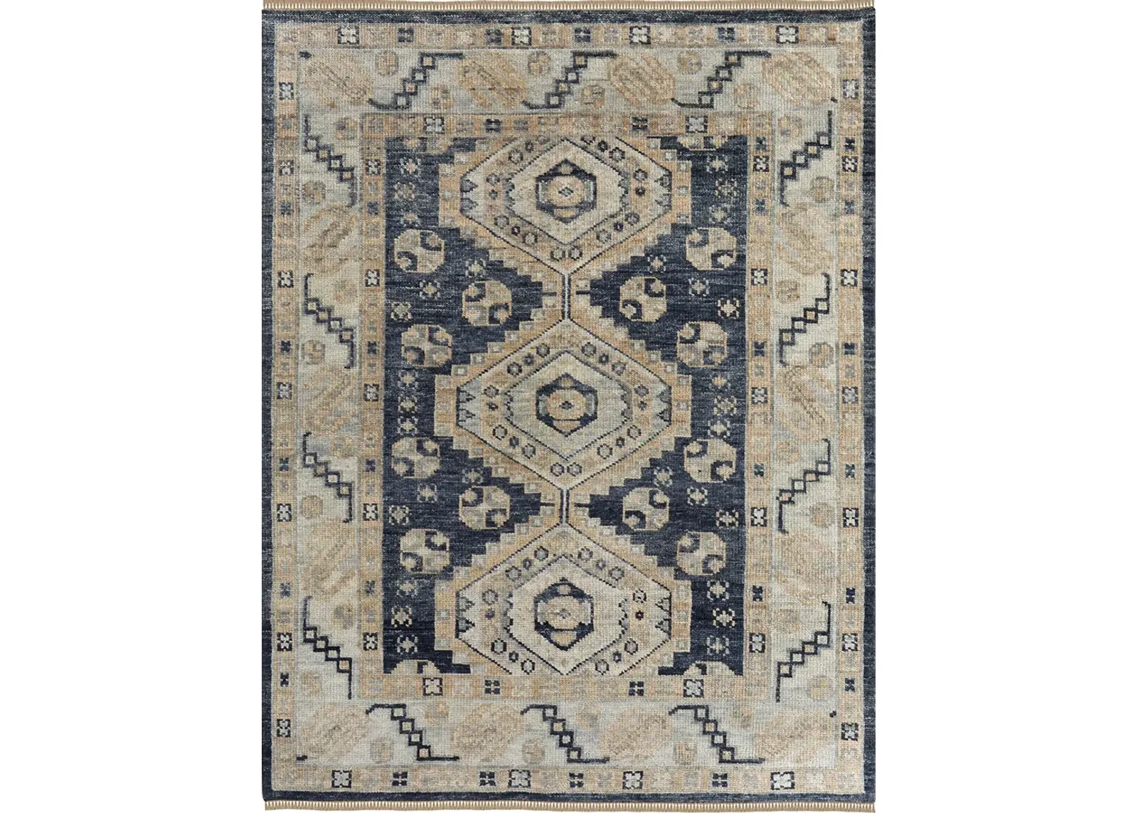 Fillmore 6943F 3' x 5' Blue/Ivory Rug