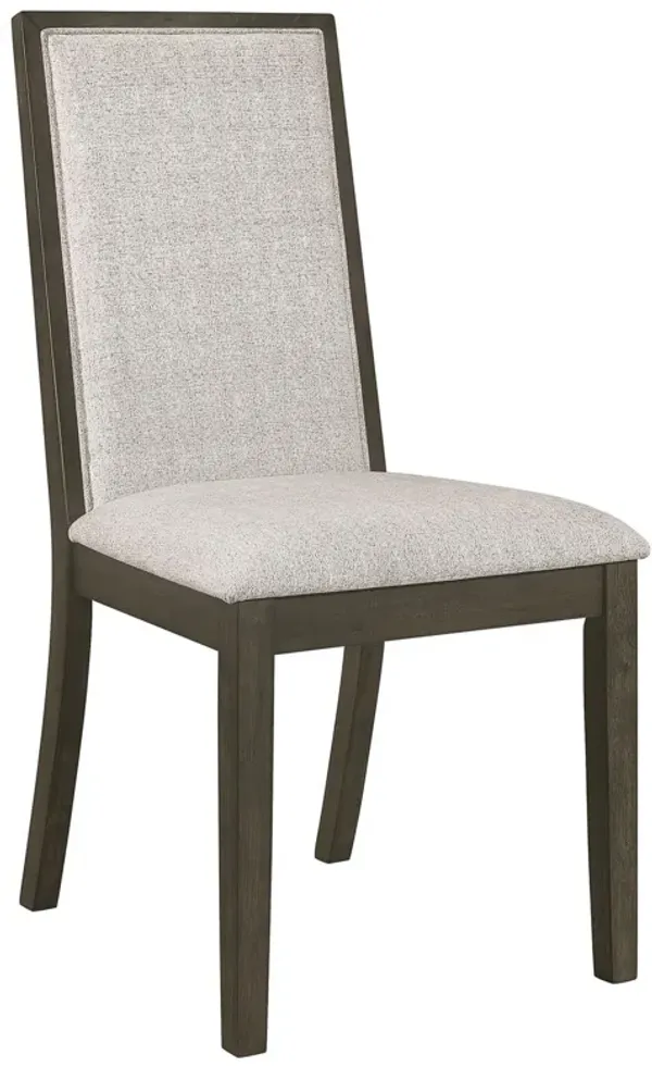 Cora 24 Inch Dining Chair, Set of 2, Parson Style, Hardwood, Tall Back - Benzara