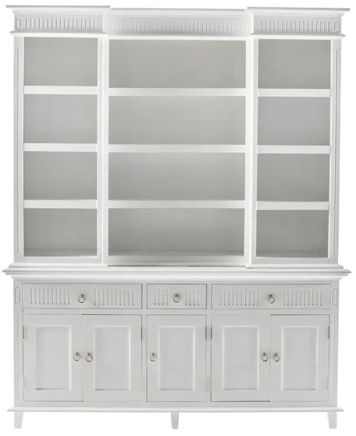 Belen Kox Classic White Kitchen Storage Hutch Cabinet, Belen Kox