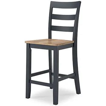 Gesthaven Counter Height Barstool- Blue