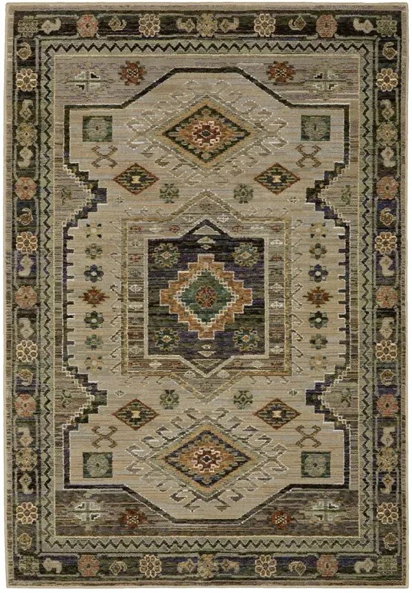 Andorra 3'3" x 5'2" Green Rug