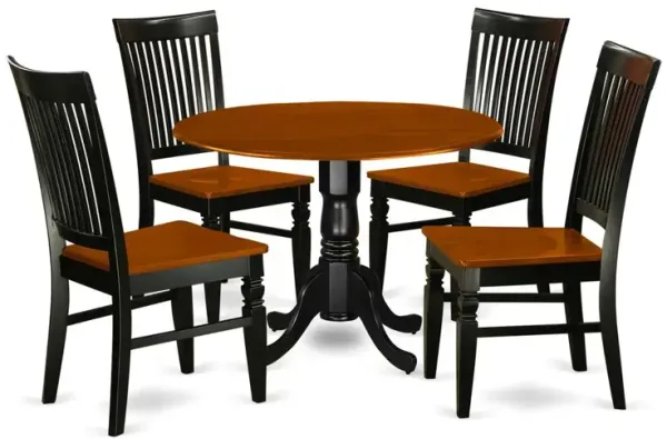 Dining Room Set Black & Cherry