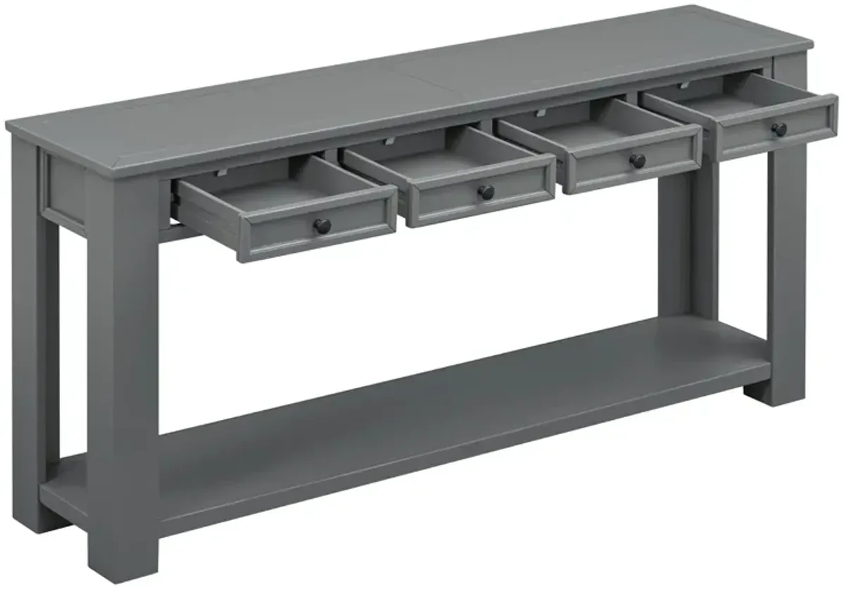 Merax Modern Console Table  with Storage Drawers