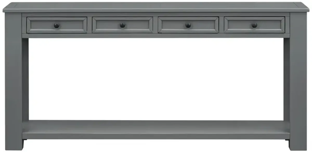 Merax Modern Console Table  with Storage Drawers