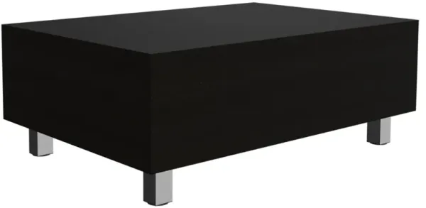 Tilton Rectangle Lift Top Coffee Table Black Wengue