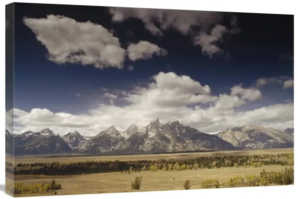 Teton Range, Snake River Valley, Grand Teton National Park, Wyoming-Canvas Art-30x20