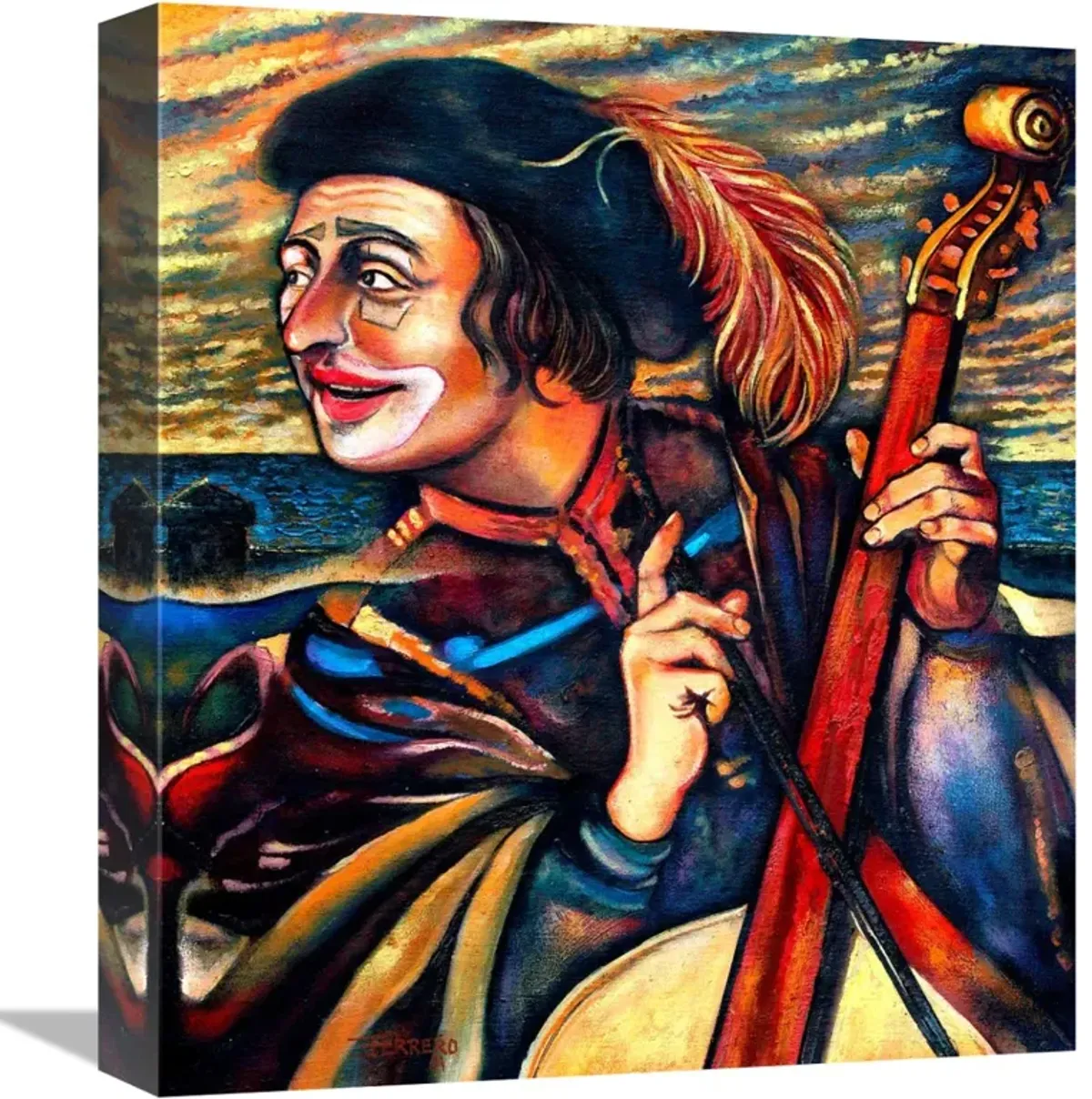 Clown-Canvas Art-14.08x16