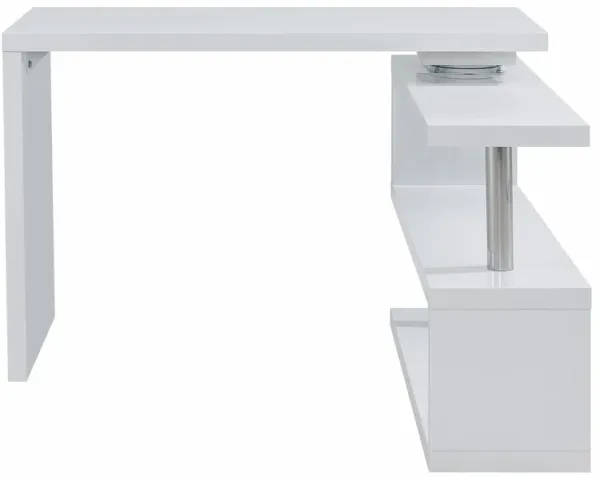 Corner Writing Desk with Storage – Functional Home Office Table