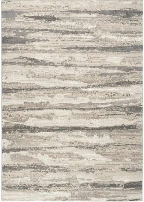 Sustainable Trends SUT03 Ivory/Multicolor 5'3" x 7'3" Rug