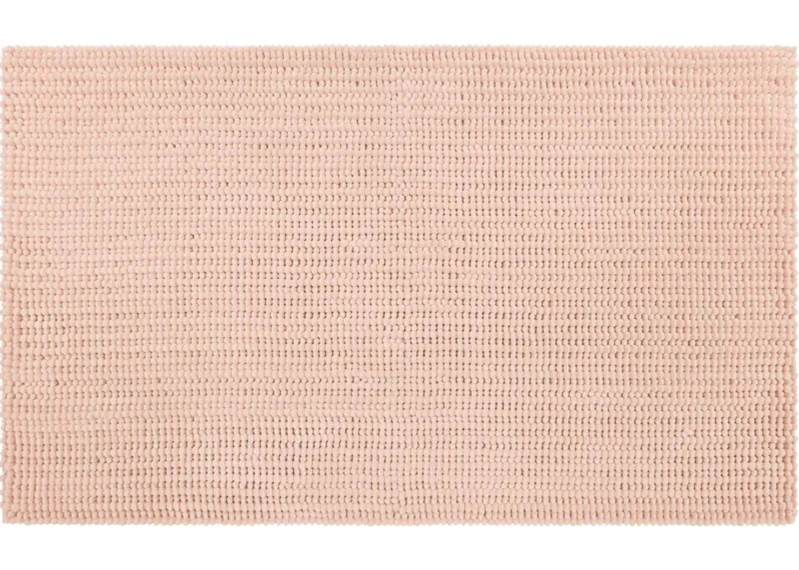 Homespun Noodle Blush 2' x 5' Bath Mat