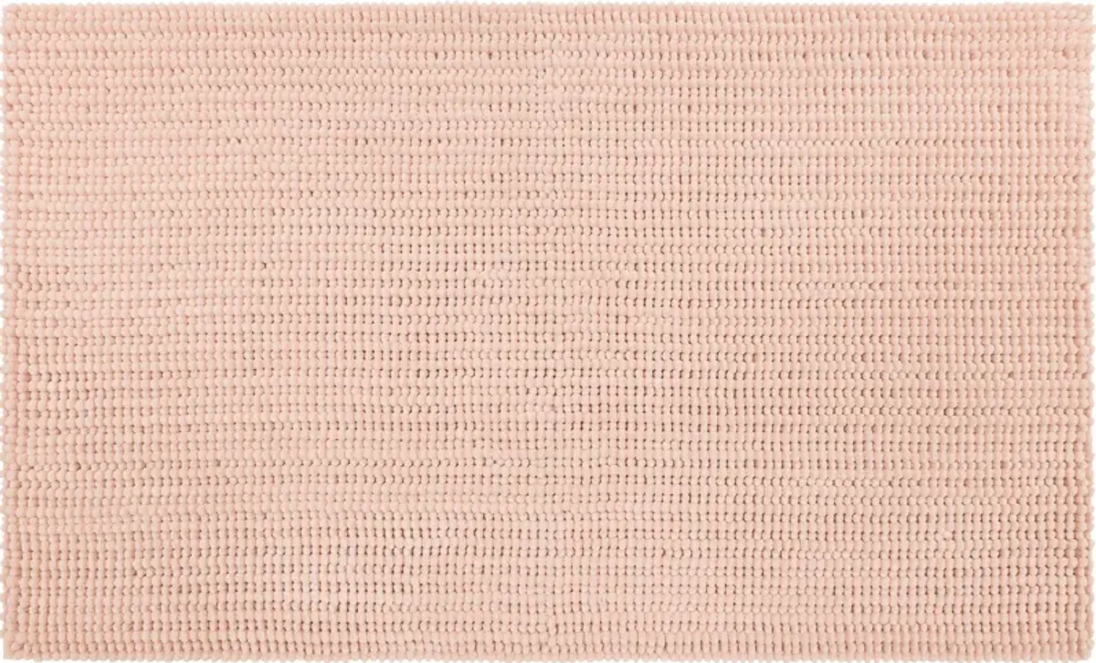 Homespun Noodle Blush 2' x 5' Bath Mat