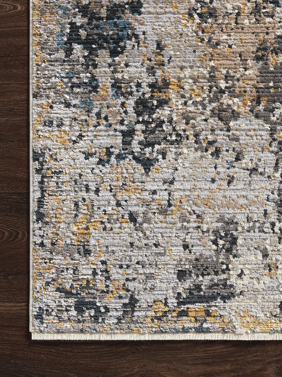 Leigh LEI04 Silver/Multi 6'7" x 9'6" Rug