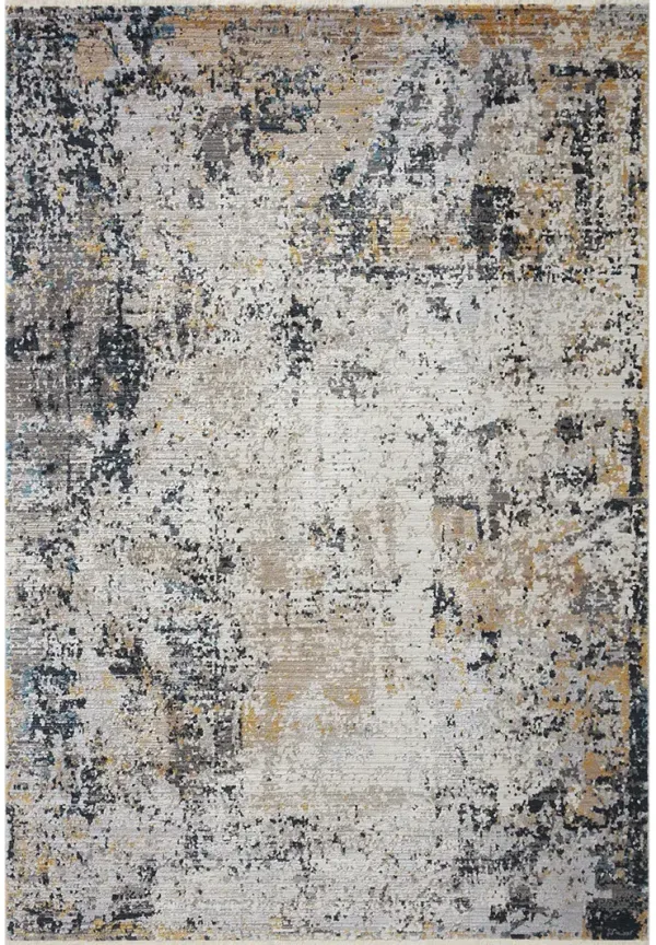 Leigh LEI04 Silver/Multi 6'7" x 9'6" Rug