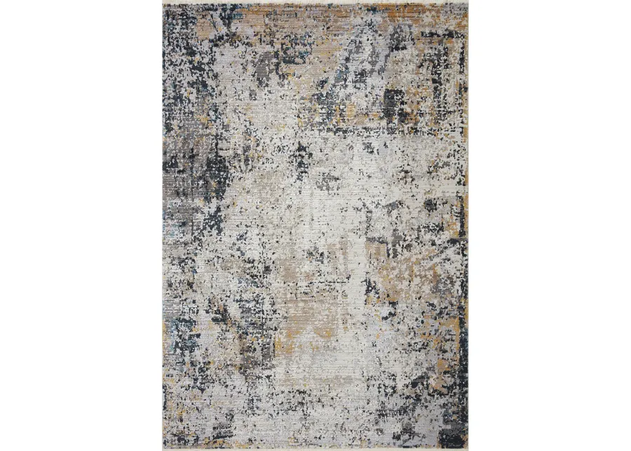 Leigh LEI04 Silver/Multi 6'7" x 9'6" Rug