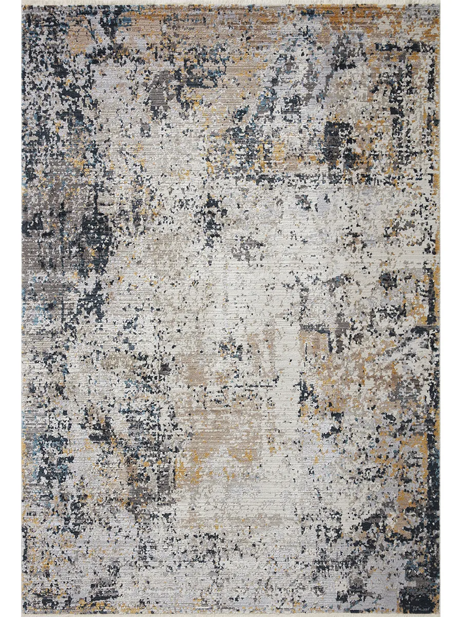 Leigh LEI04 Silver/Multi 6'7" x 9'6" Rug