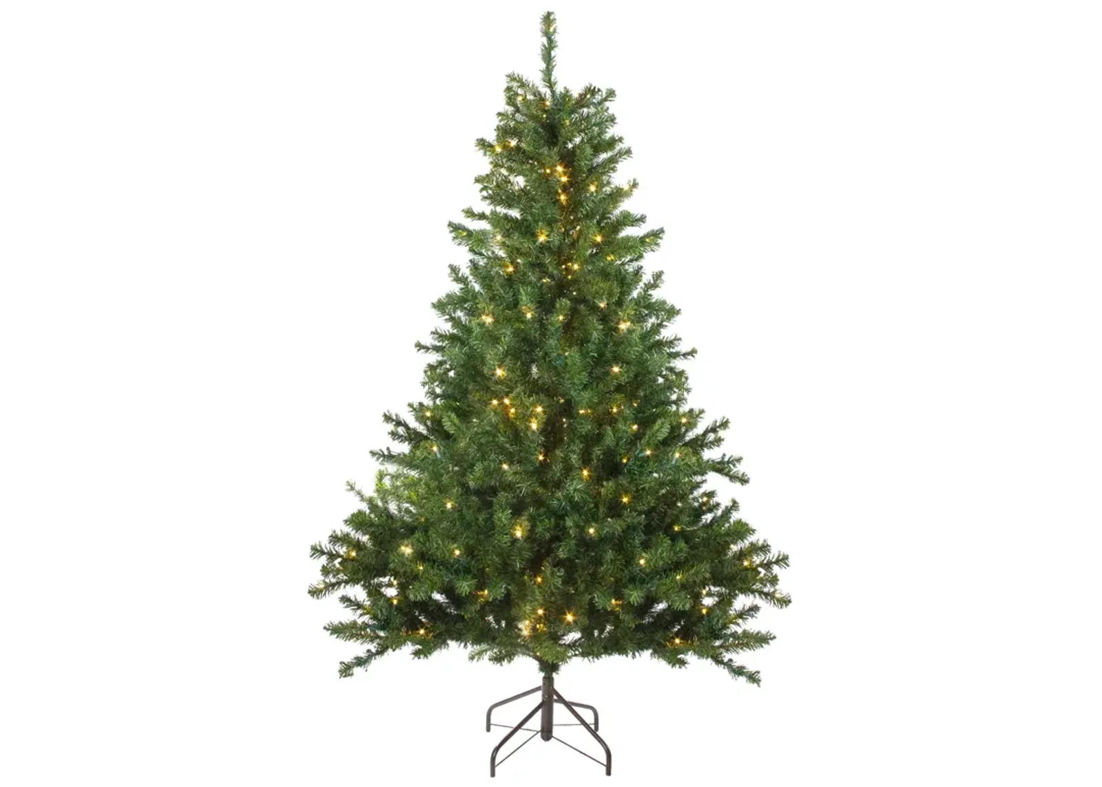 5' Pre-Lit LED Medium Canadian Pine Artificial Christmas Tree - Candlelight Lights