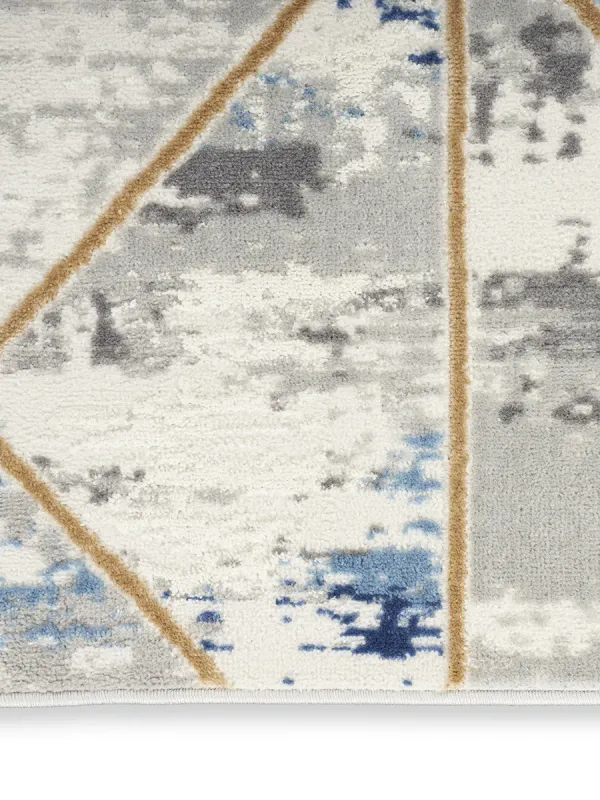 Elation ETN12 Gray/Multicolor 5'3" x 7'3" Rug