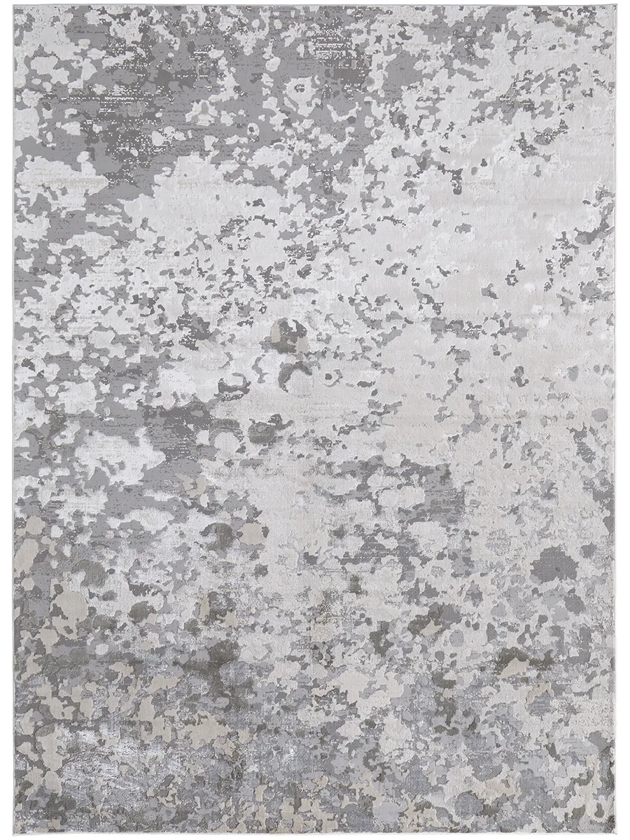 Micah 3336F Silver/Gray/White 5' x 8' Rug