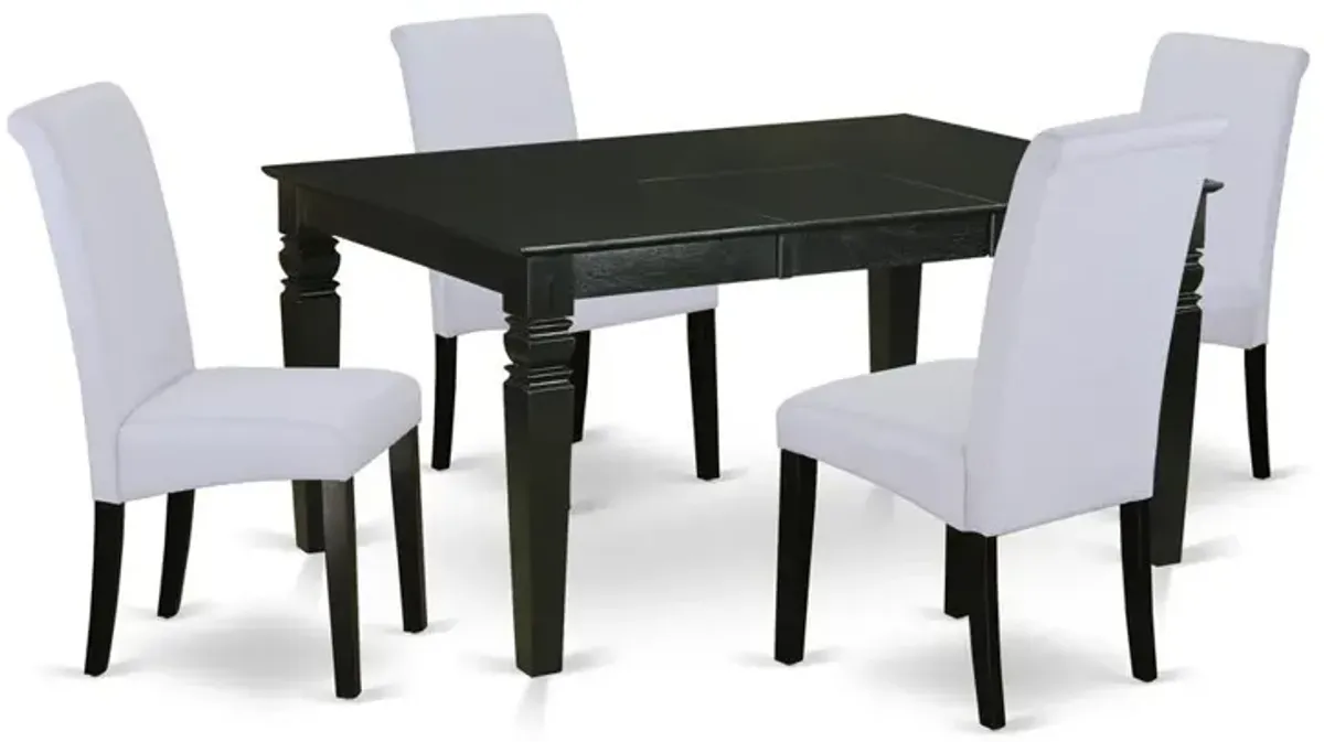 Dining Room Set Black, WEBA5-BLK-05