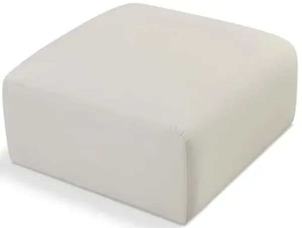 Meridian Furniture Arc Vegan Leather Ottoman