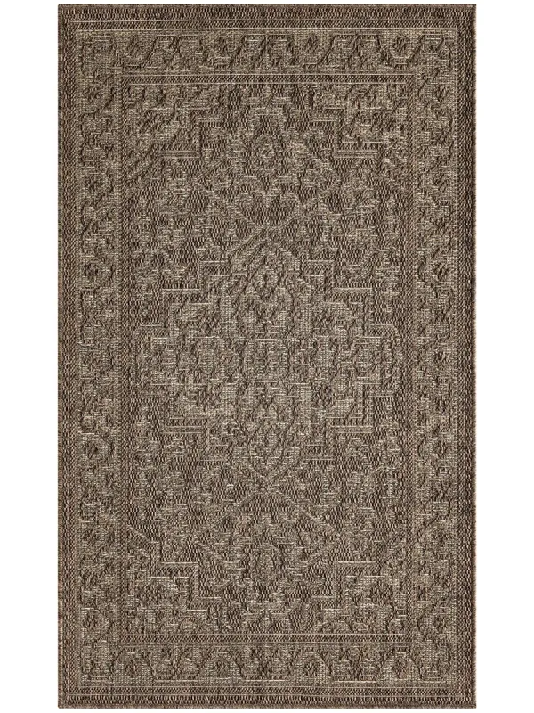 Tulum TLM05 Brown 3' x 5' Rug