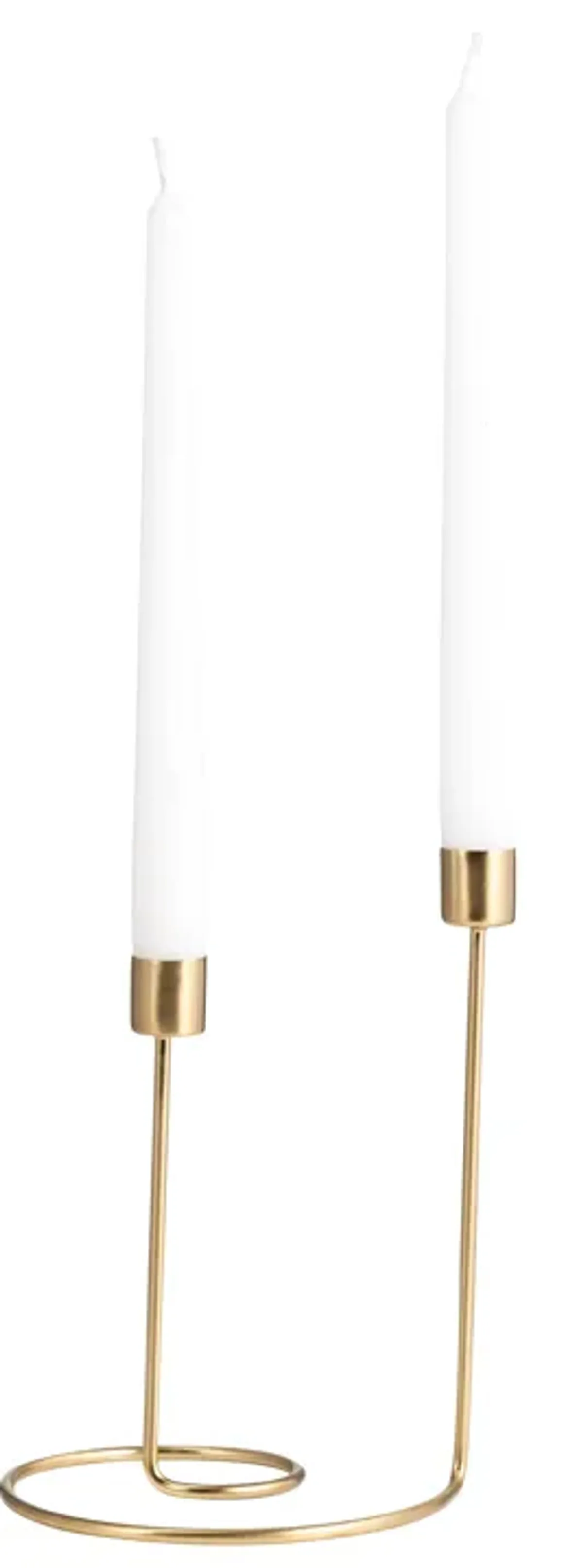 Swirly 2-Taper Candle Holder