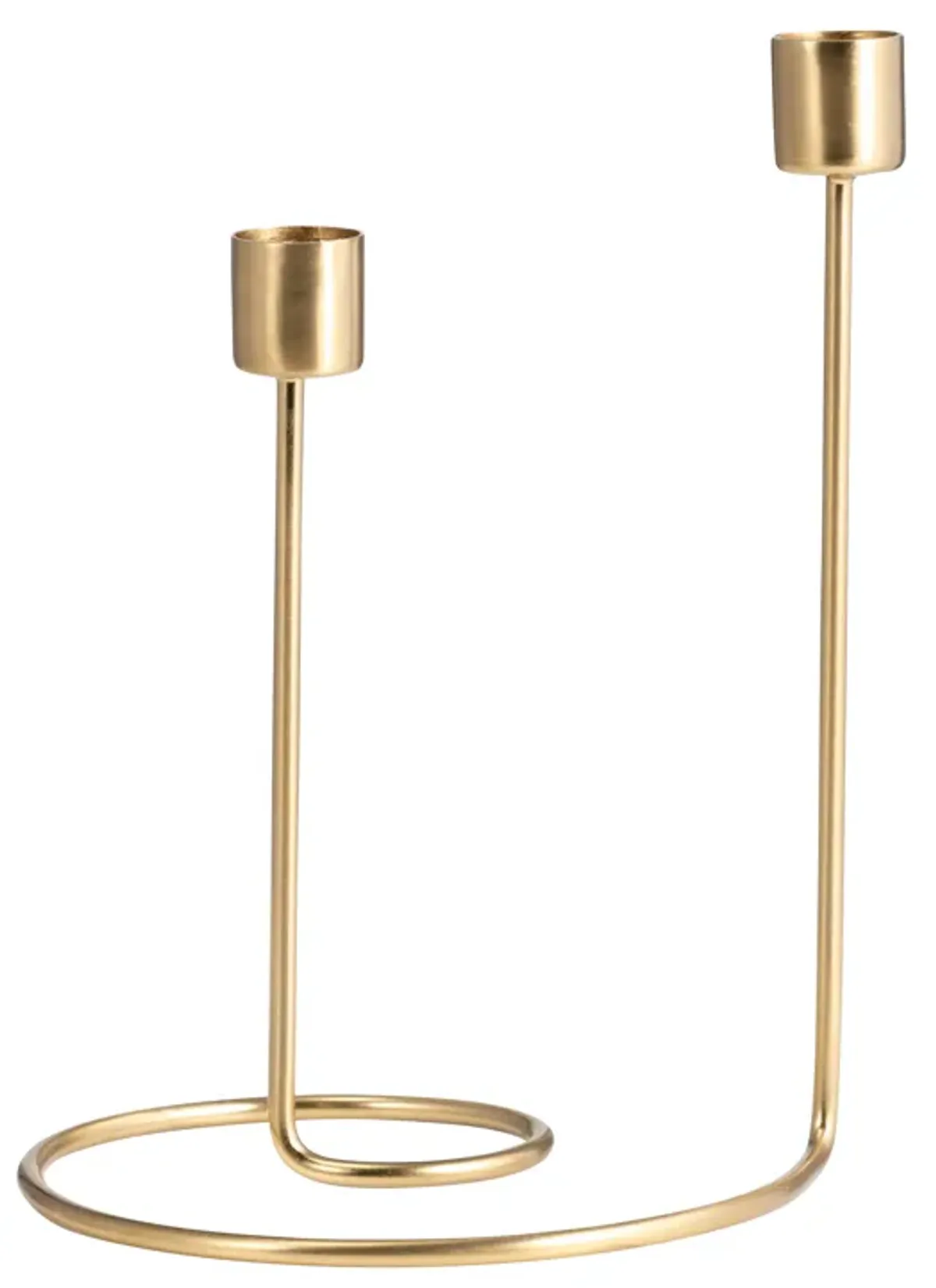 Swirly 2-Taper Candle Holder