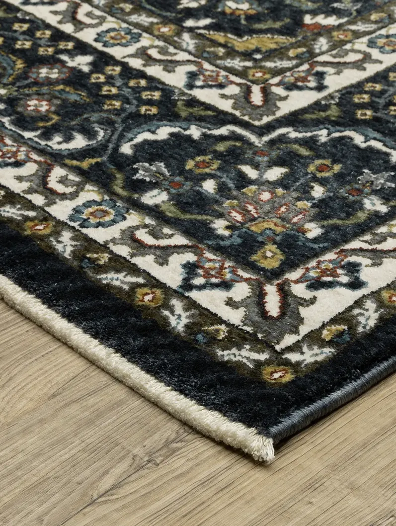 Vivian 9'10" x 12'10" Navy Rug