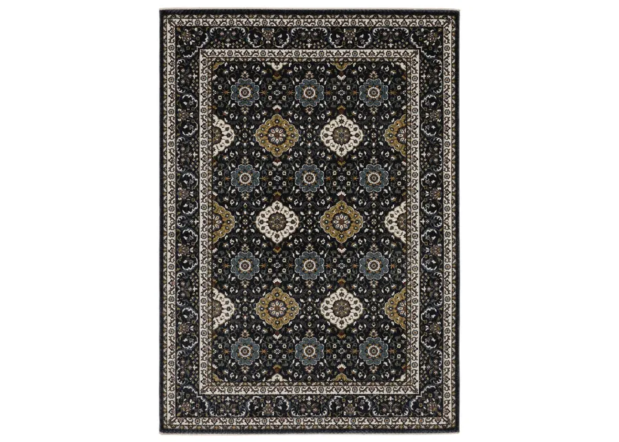 Vivian 9'10" x 12'10" Navy Rug