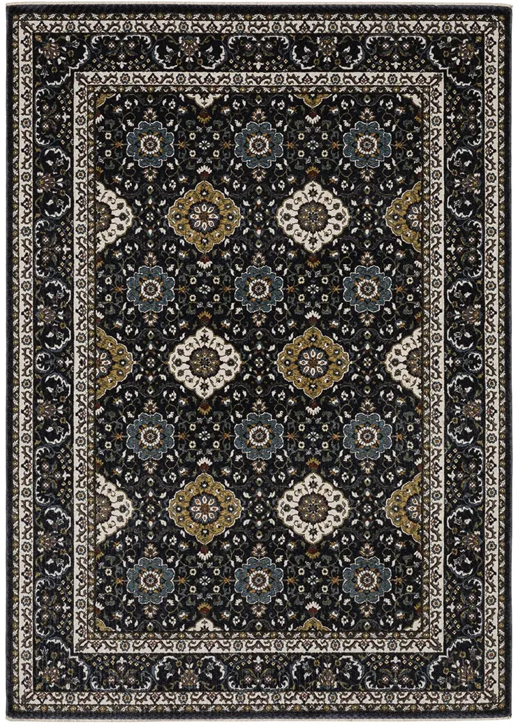 Vivian 9'10" x 12'10" Navy Rug