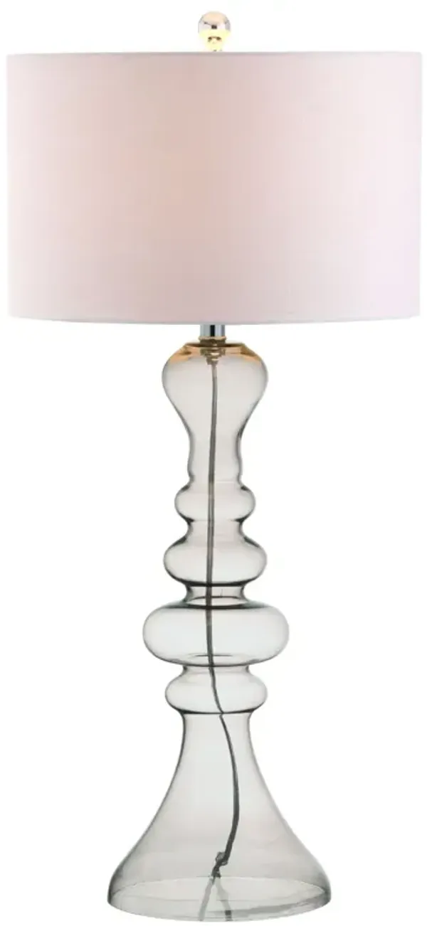 Madeline Curved Glass LED Table Lamp