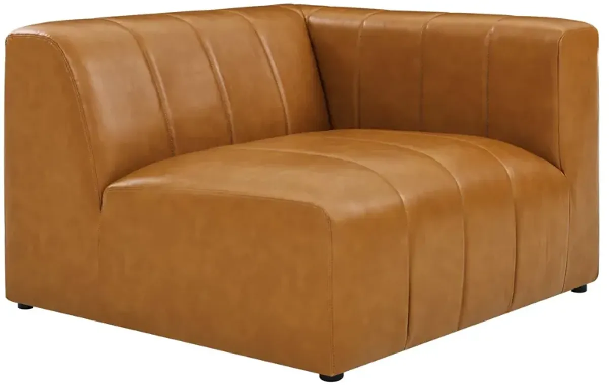 Bartlett Vegan Leather 8-Piece Sectional Sofa Brown EEI-4536-TAN