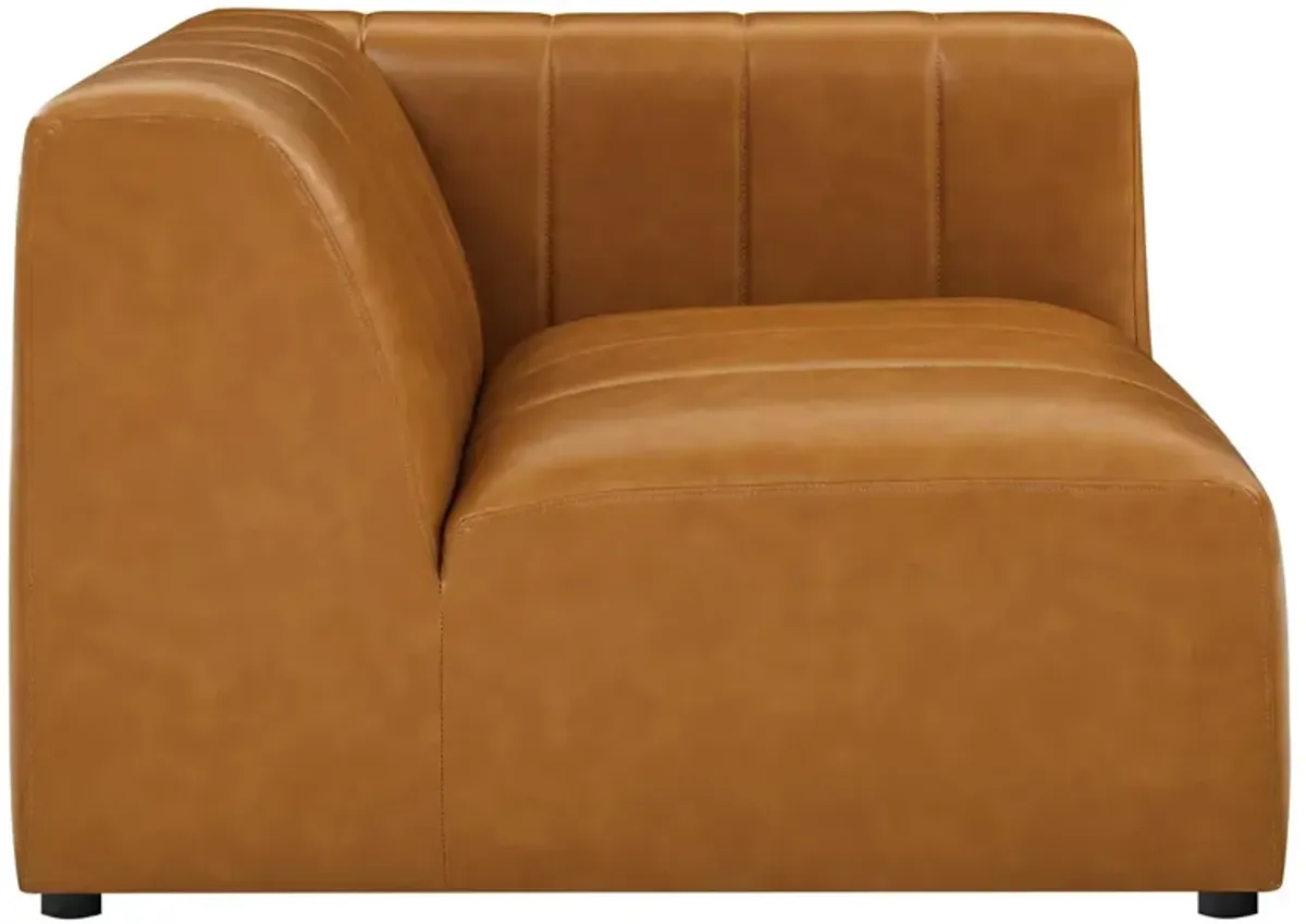 Bartlett Vegan Leather 8-Piece Sectional Sofa Brown EEI-4536-TAN