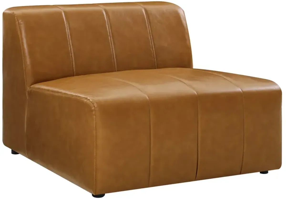 Bartlett Vegan Leather 8-Piece Sectional Sofa Brown EEI-4536-TAN