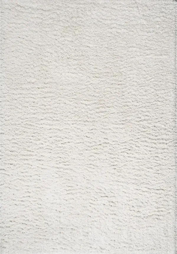 Groovy Solid Shag Area Rug