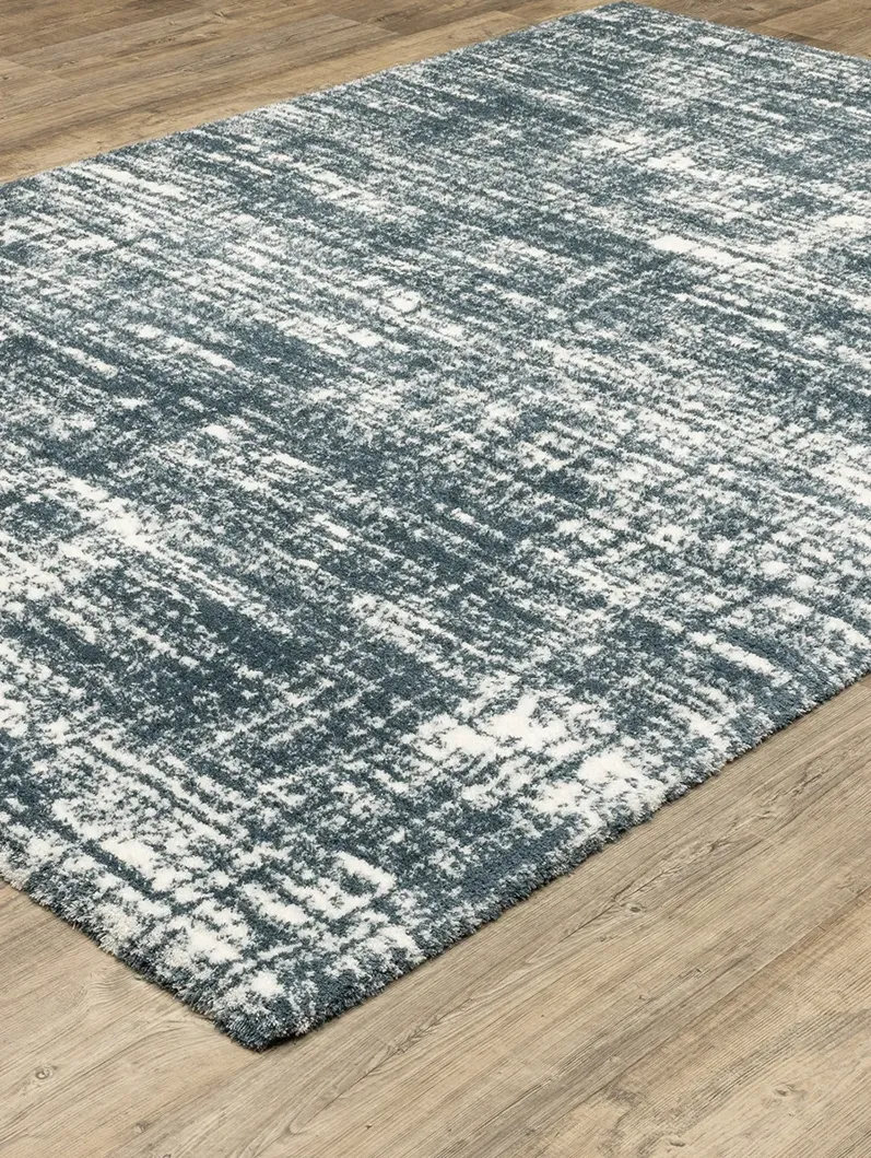 Galileo 3'10" x 5'5" Blue Rug