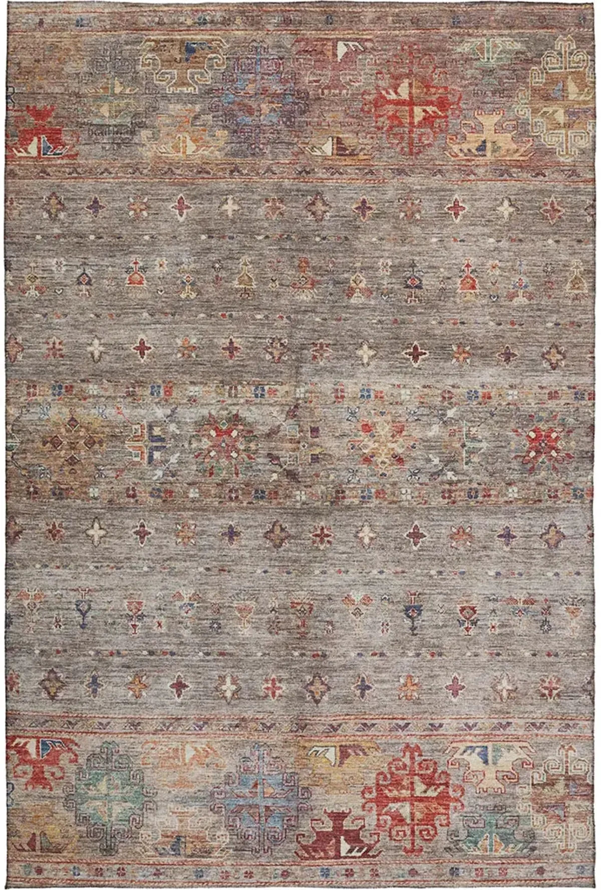 Karaj KJ5 Gray 20" x 30" Rug