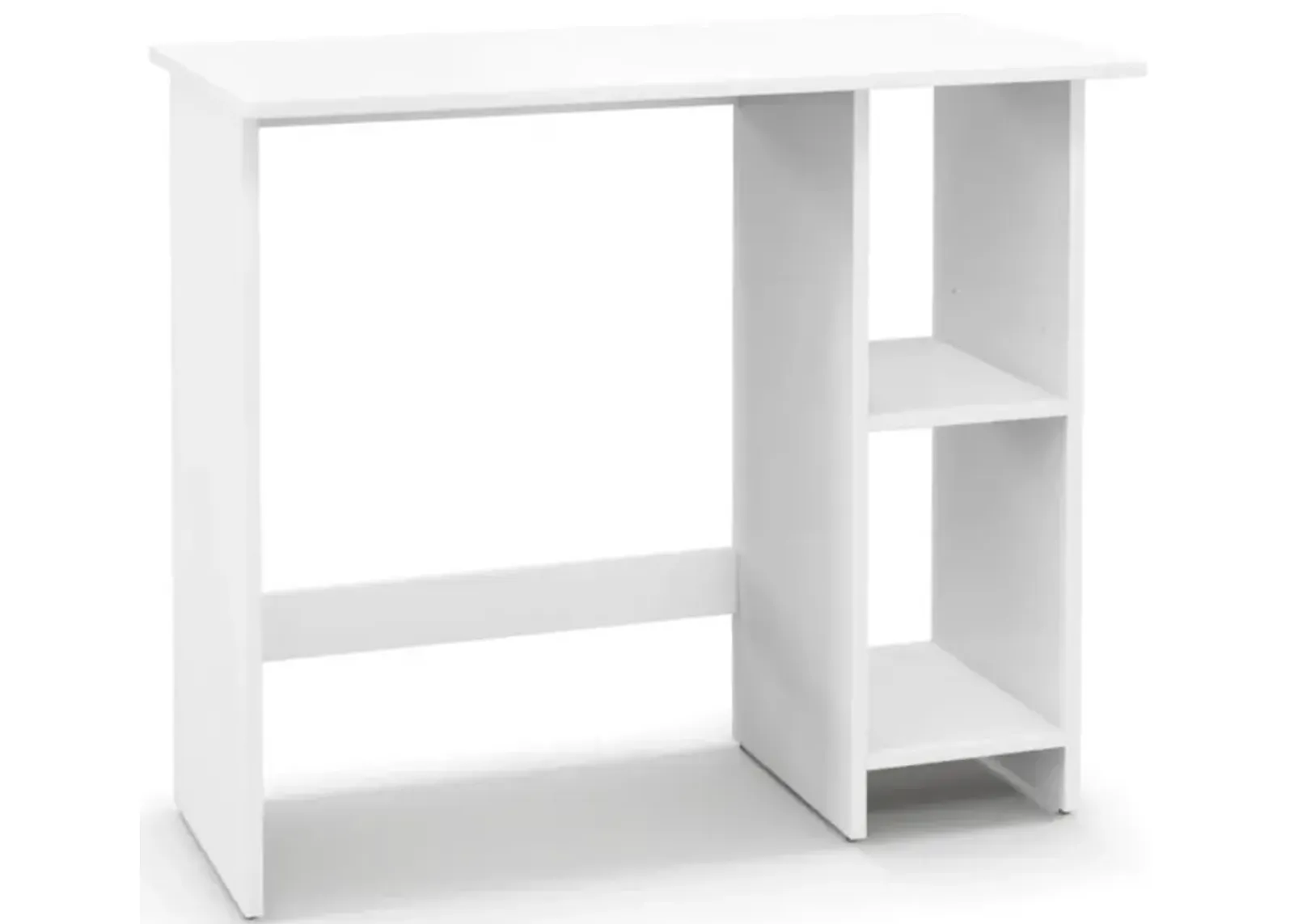 Hivvago Small Computer Desk with Storage and Adjustable Shelf