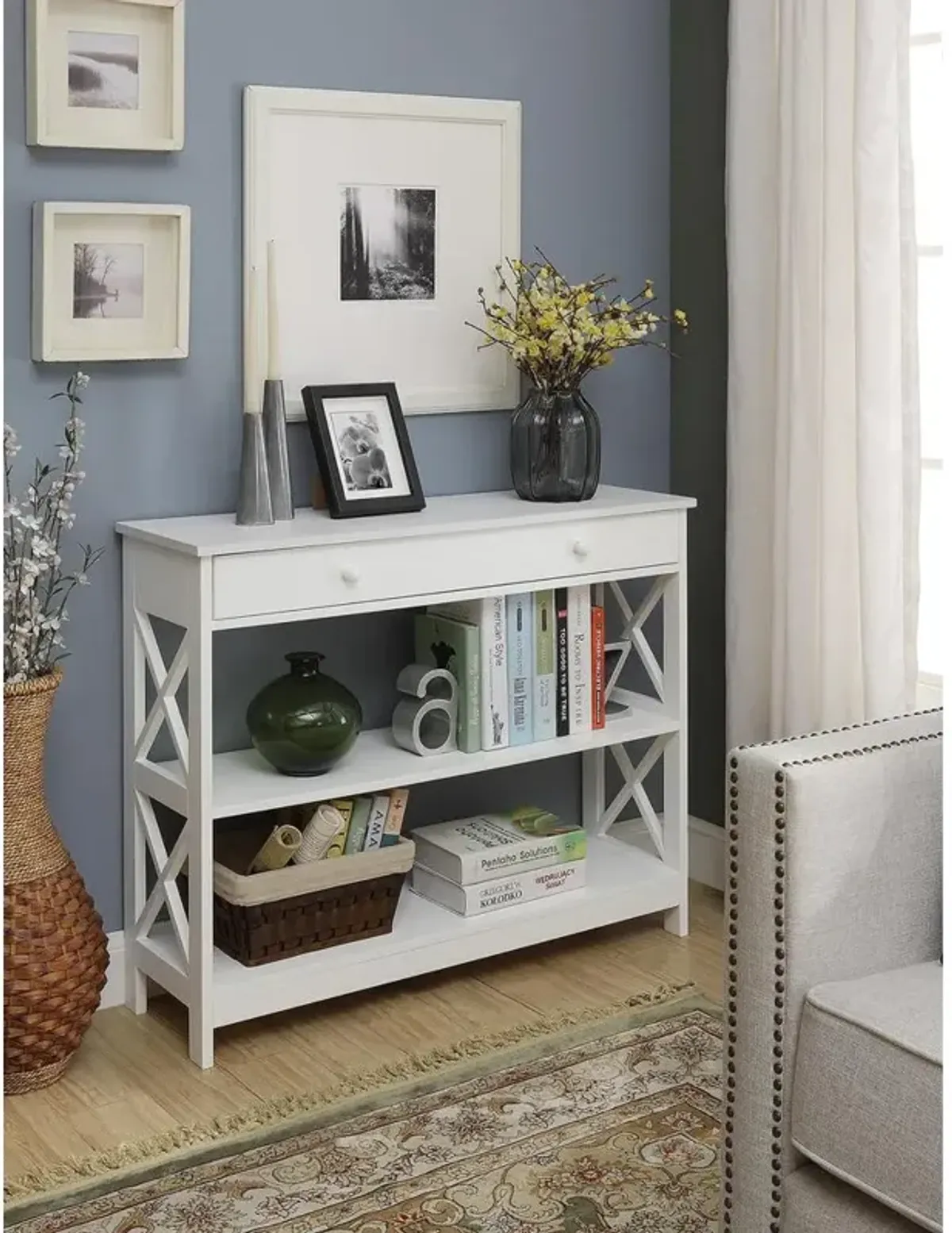 Convience Concept, Inc. Oxford 1 Drawer Console Table