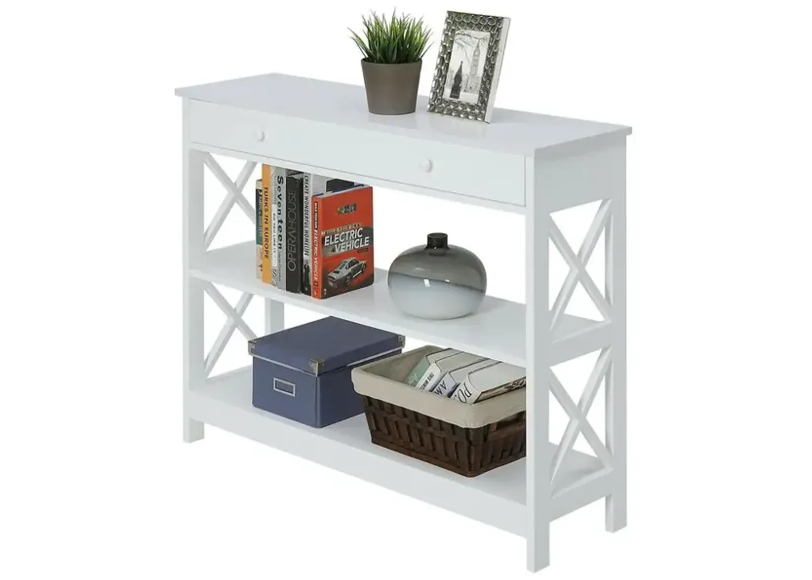 Convience Concept, Inc. Oxford 1 Drawer Console Table