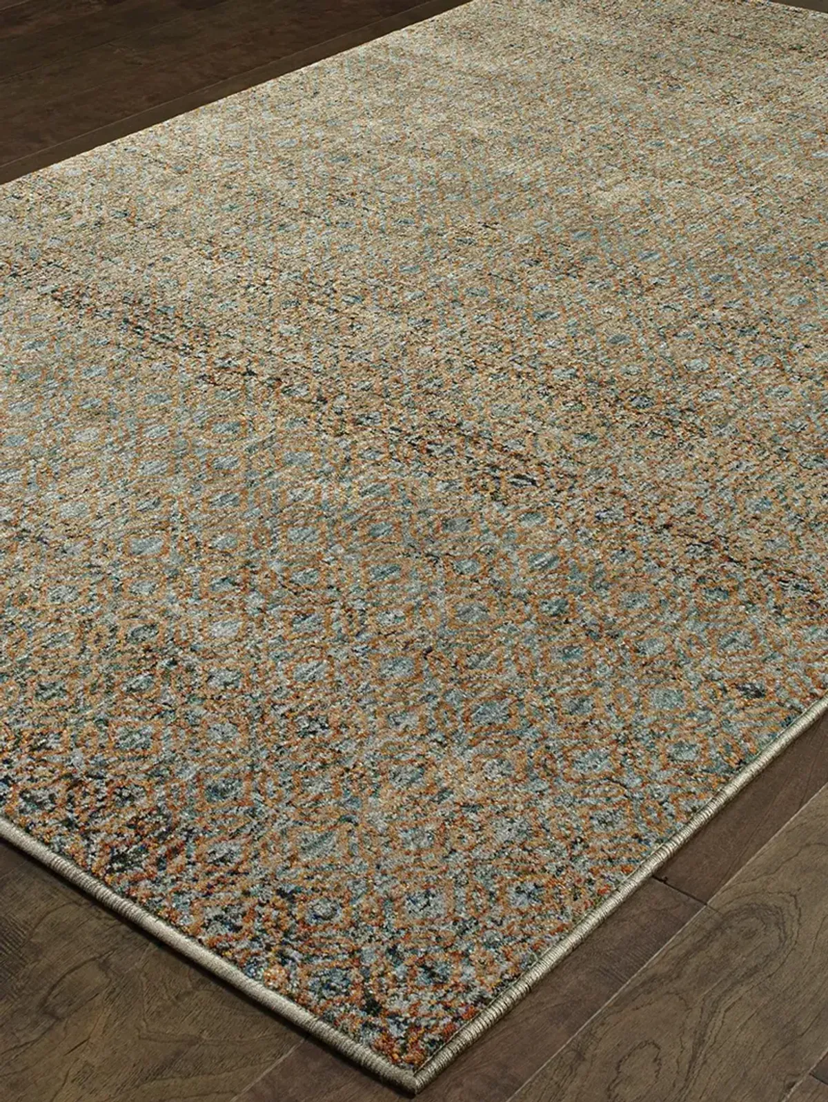 Atlas 5'3" x 7'3" Blue Rug