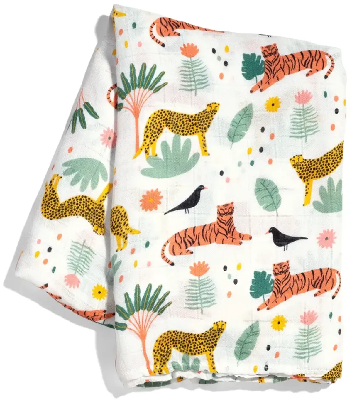 In the Jungle Crib Sheet & Swaddle Bundle