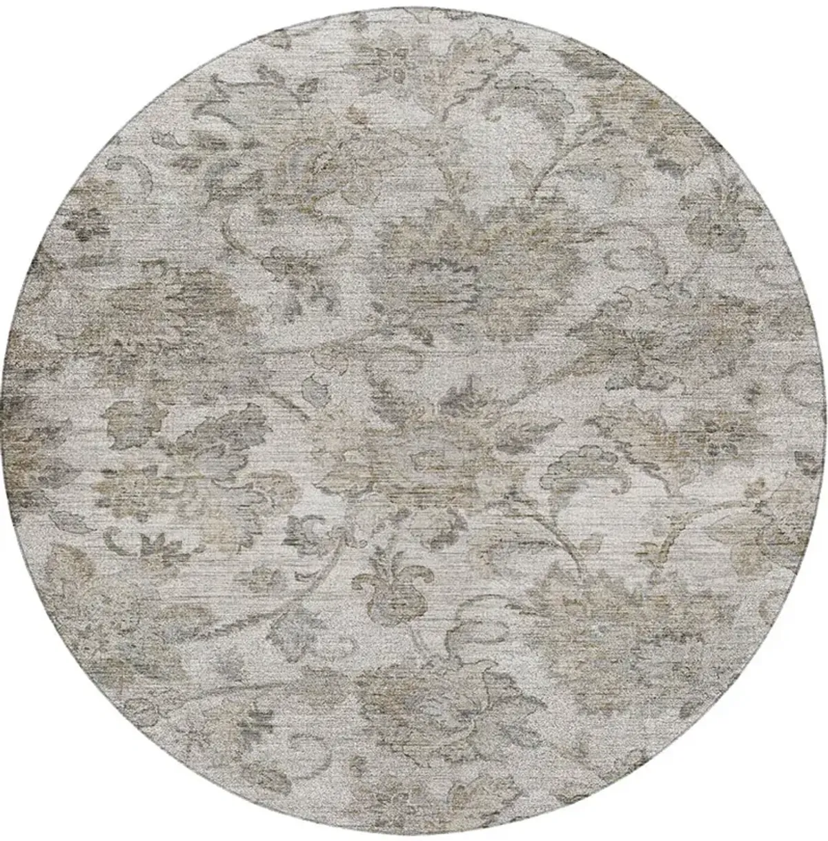 Silk Road SR2 Linen 8' Round Rug