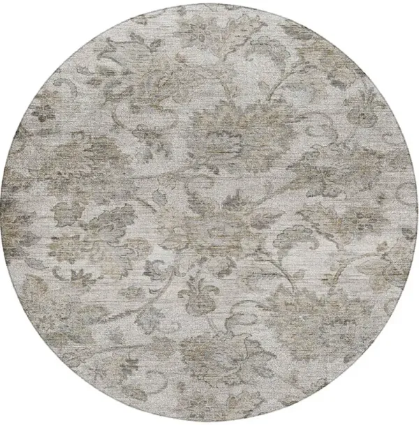 Silk Road SR2 Linen 8' Round Rug