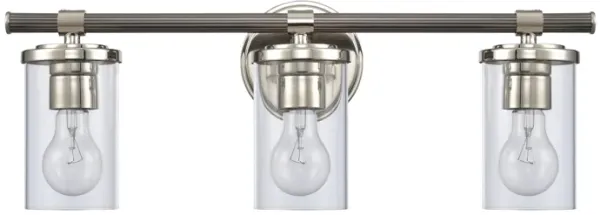 Burrow 22'' Wide 3-Light Silver Vanity Light