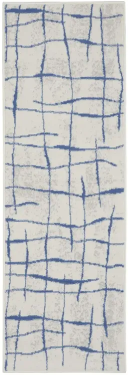 Ivory/Blue color