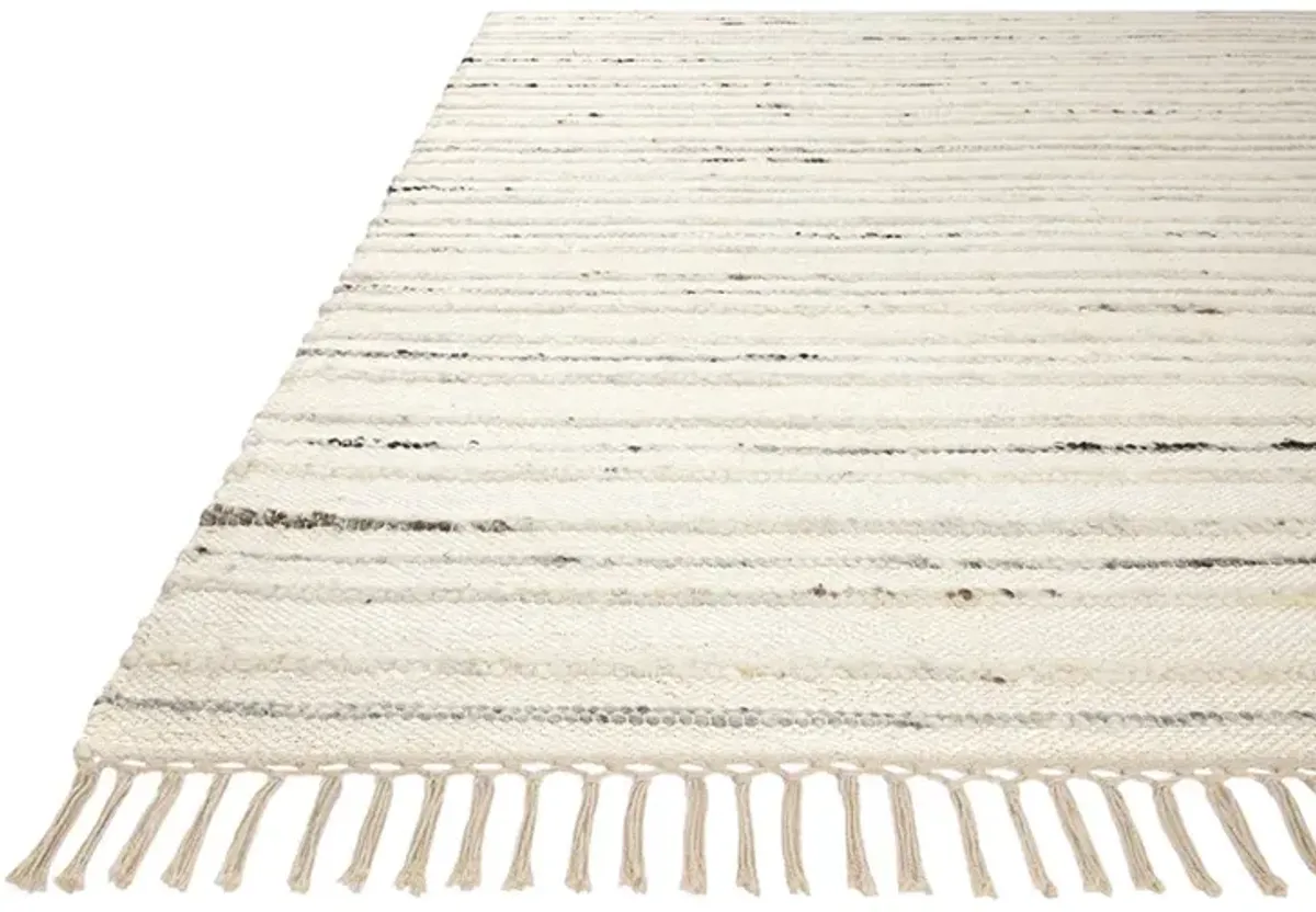 Nico Ivory/Stone 5'0" x 7'6" Area Rug by Magnolia Home by Joanna Gaines x Loloi