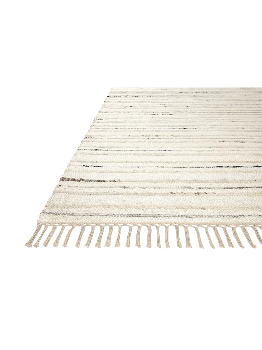 Nico Ivory/Stone 5'0" x 7'6" Area Rug by Magnolia Home by Joanna Gaines x Loloi